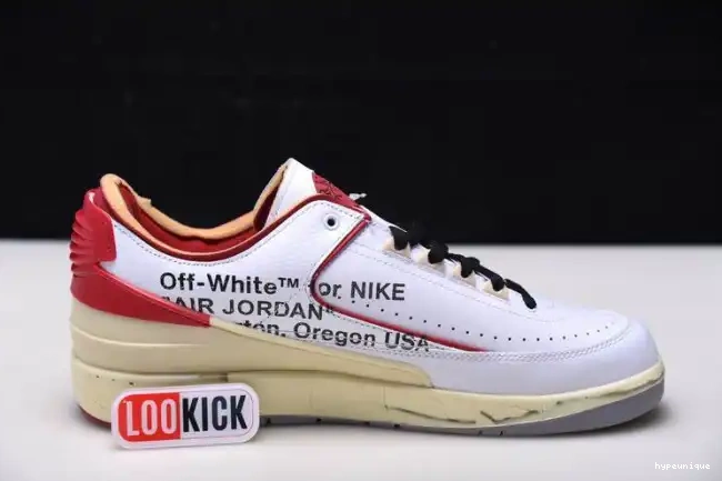 HYPE Off-White Jordan 2 Red SP Low White Retro DJ4375-106 0526